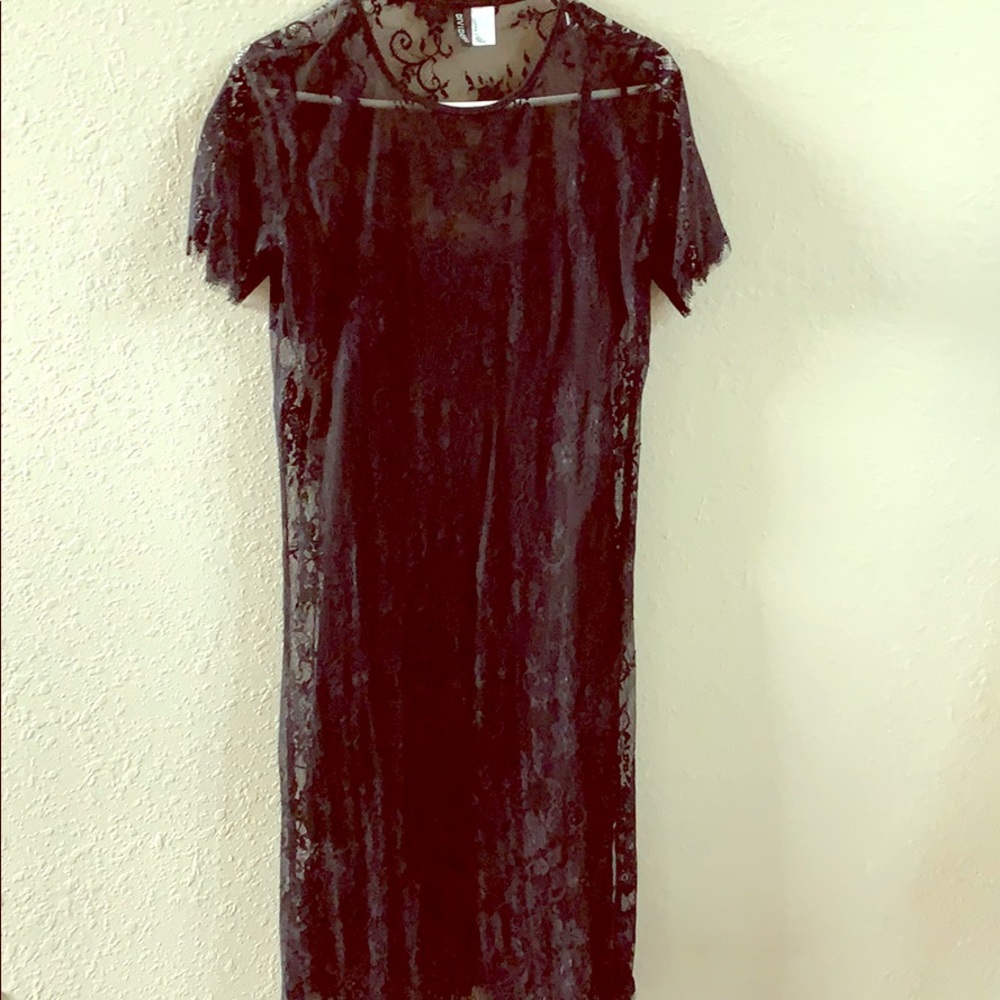 Midi lace dress H&M
